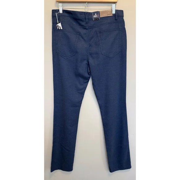 Johnnie-O London Pants W 40 L 32 Indigo Blue Stretch Chino JMPA100010 NWT